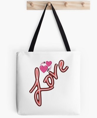 Love Romantic Design-1 PNG Tote Bag