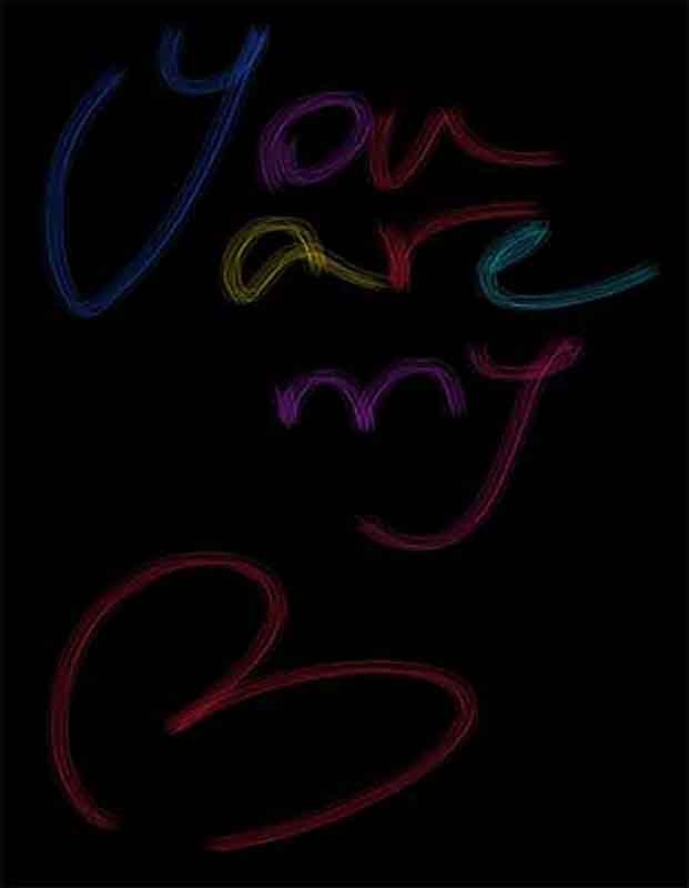 images, quotes or Words with heart in them.
You are my heart is written and drawn in multicolor handwriting font style.